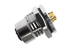 M12 Female Solder Type Front Fastened A- การเข้ารหัส 8PIN M16*1.5