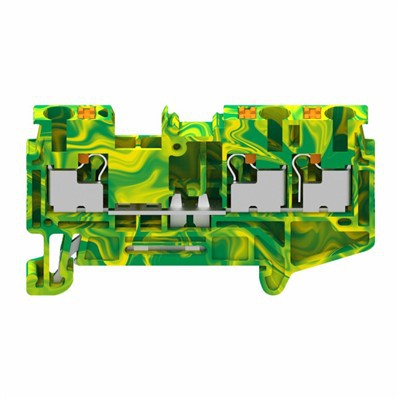 กราวด์ PUSH IN Connector 2.5 Mm2 One In Two Out